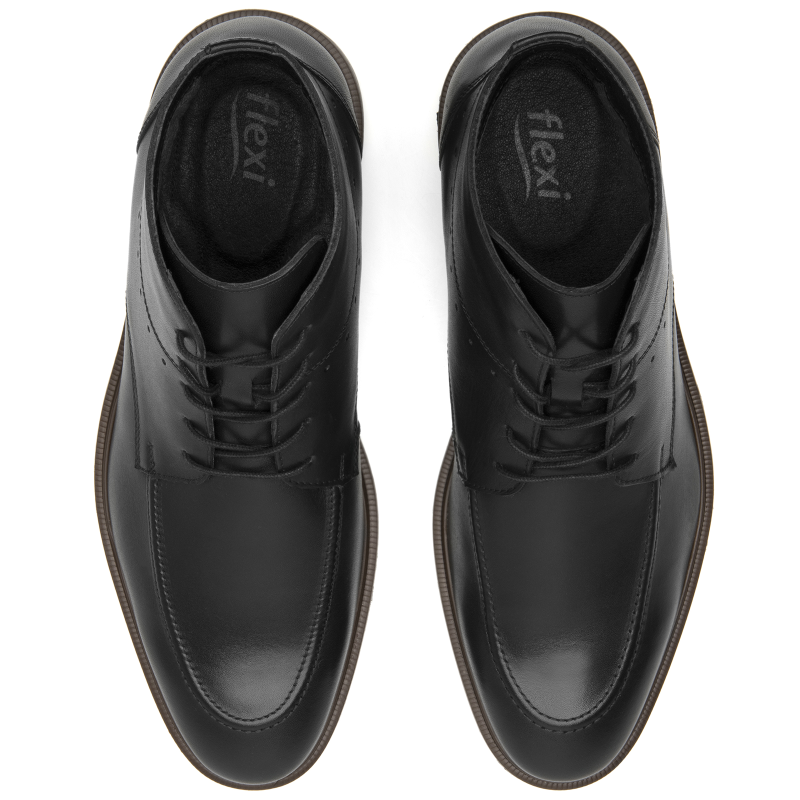 Botas Y Botines Flexi Para Hombre Estilo 400114 Negro