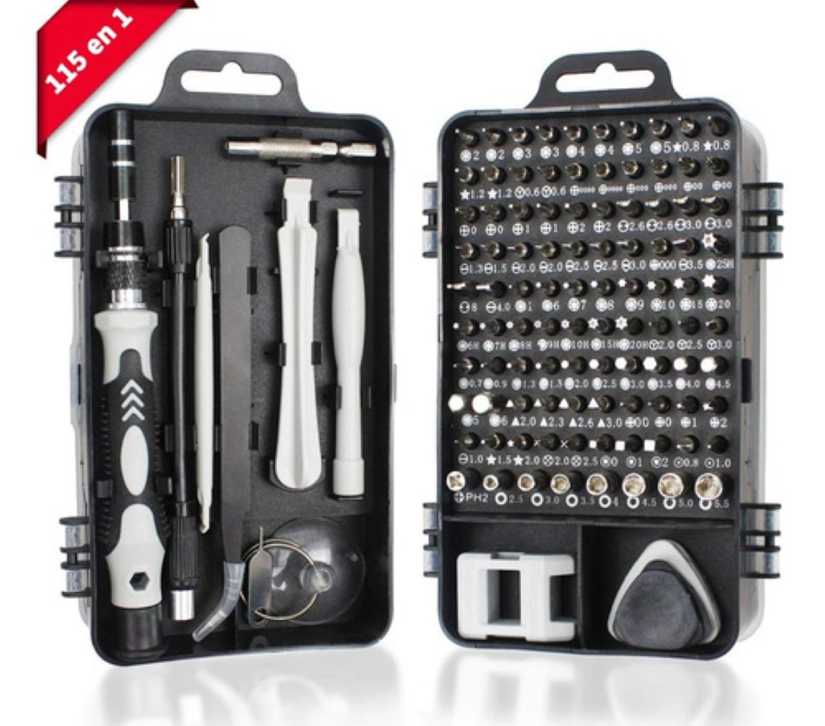 Kit De Desarmadores Y Herramientas De Precisión 115 Piezas