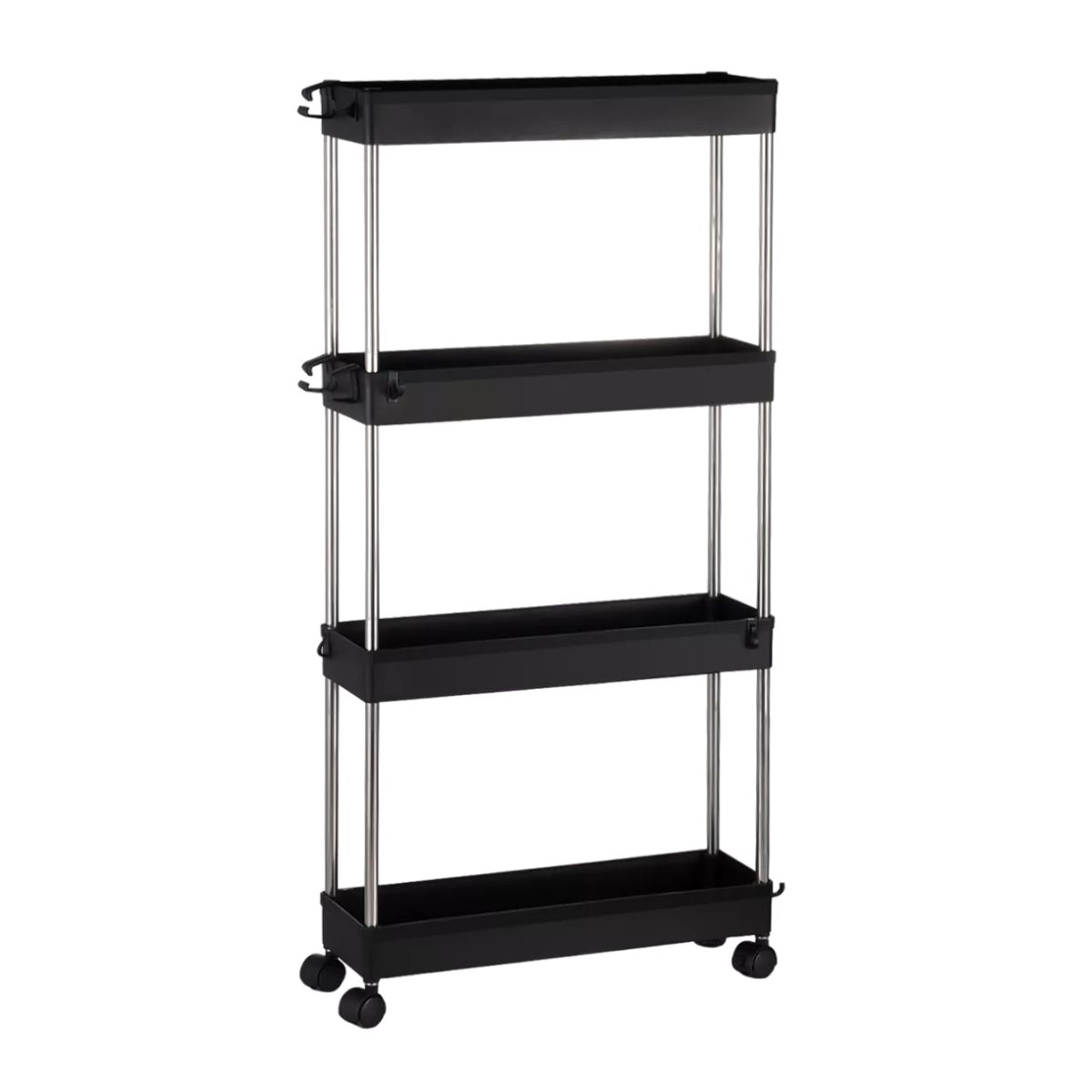 Estante Easy Shelve de plástico 4 niveles color negro