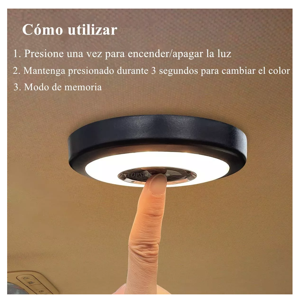 Lámpara Para Auto de Techo ó Cajuela Inalámbrica