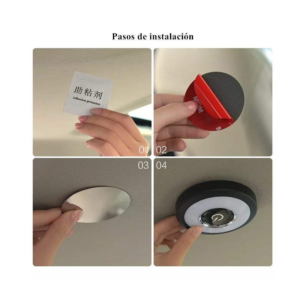 Lámpara Para Auto de Techo ó Cajuela Inalámbrica