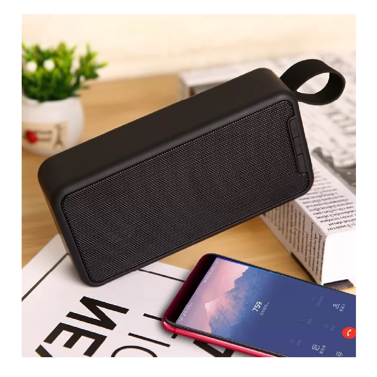 Bocina Bluetooth Portátil, Recargables Inalambricas Speaker