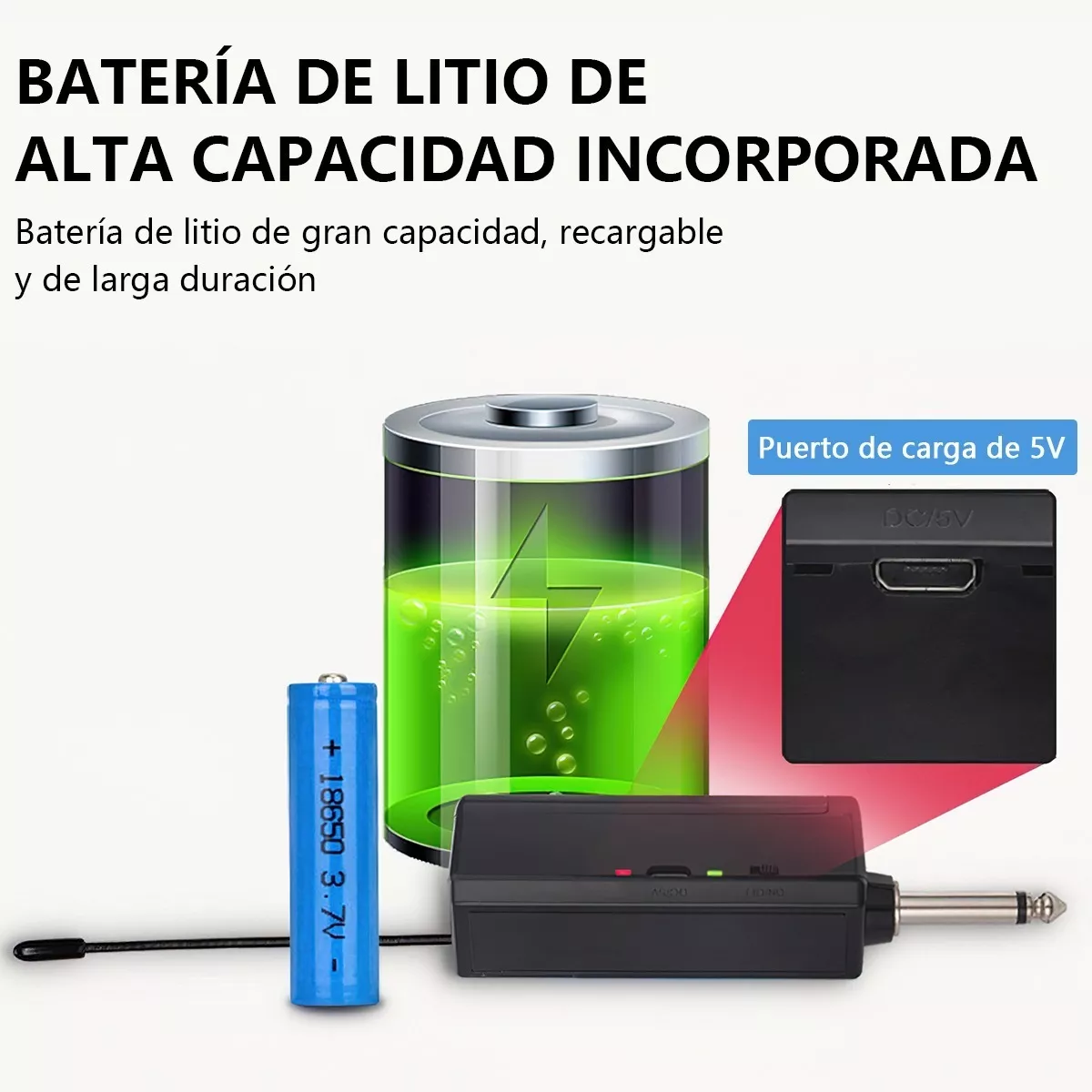 Set Profesional Microfono Inalambrico Karaoke Musicales General 2Pzas