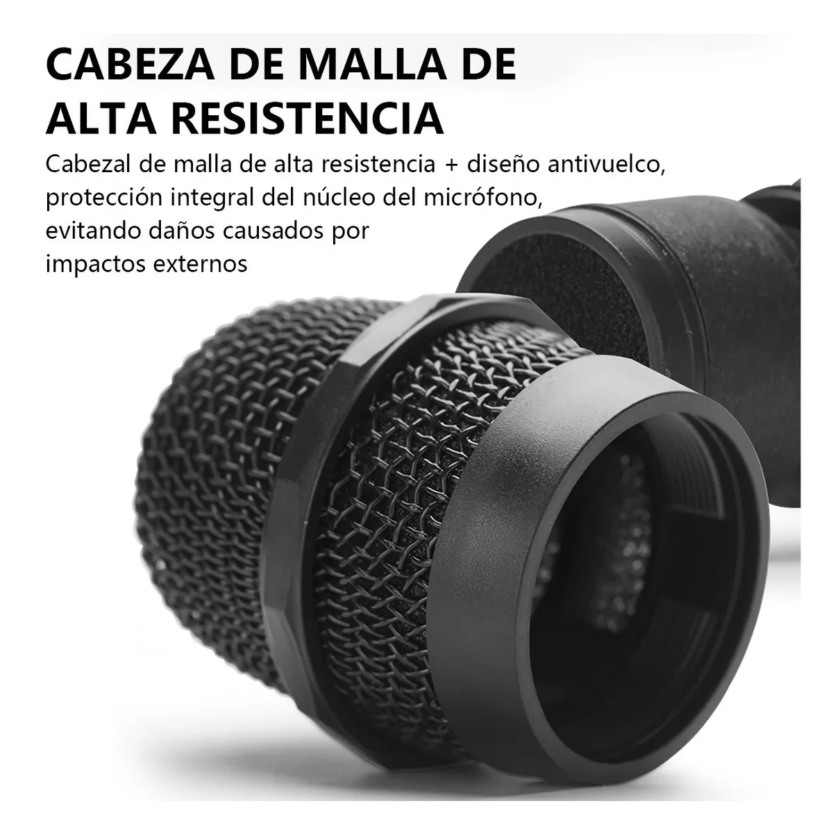 Set Profesional Microfono Inalambrico Karaoke Musicales General 2Pzas