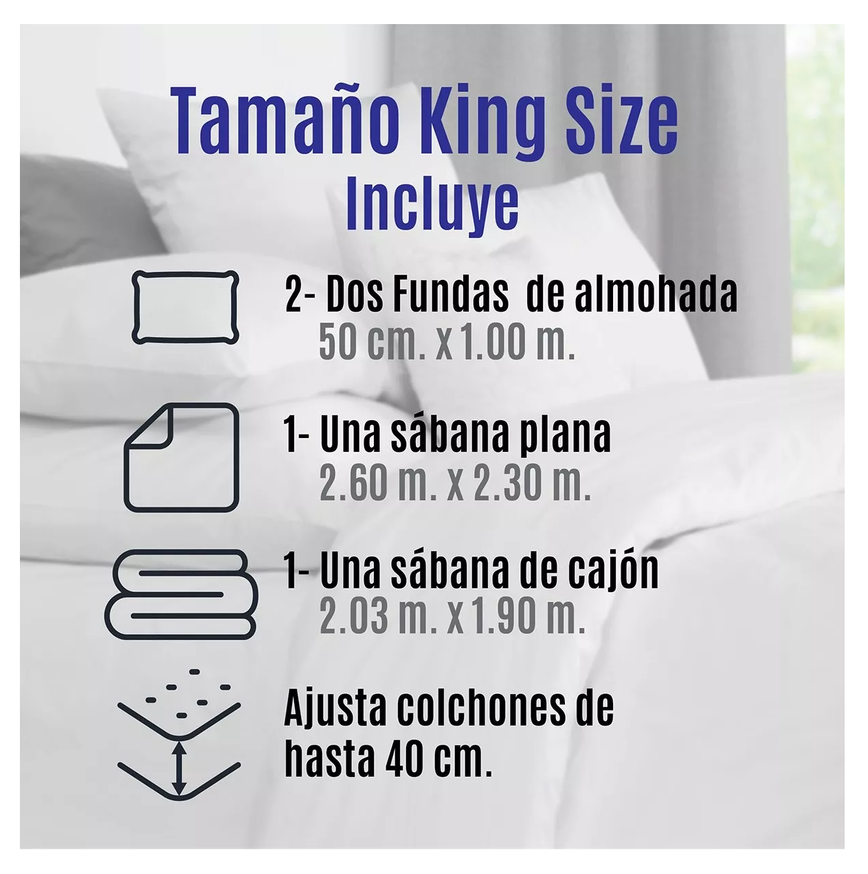 Juego De Sábanas King Size Microfibra Rosa