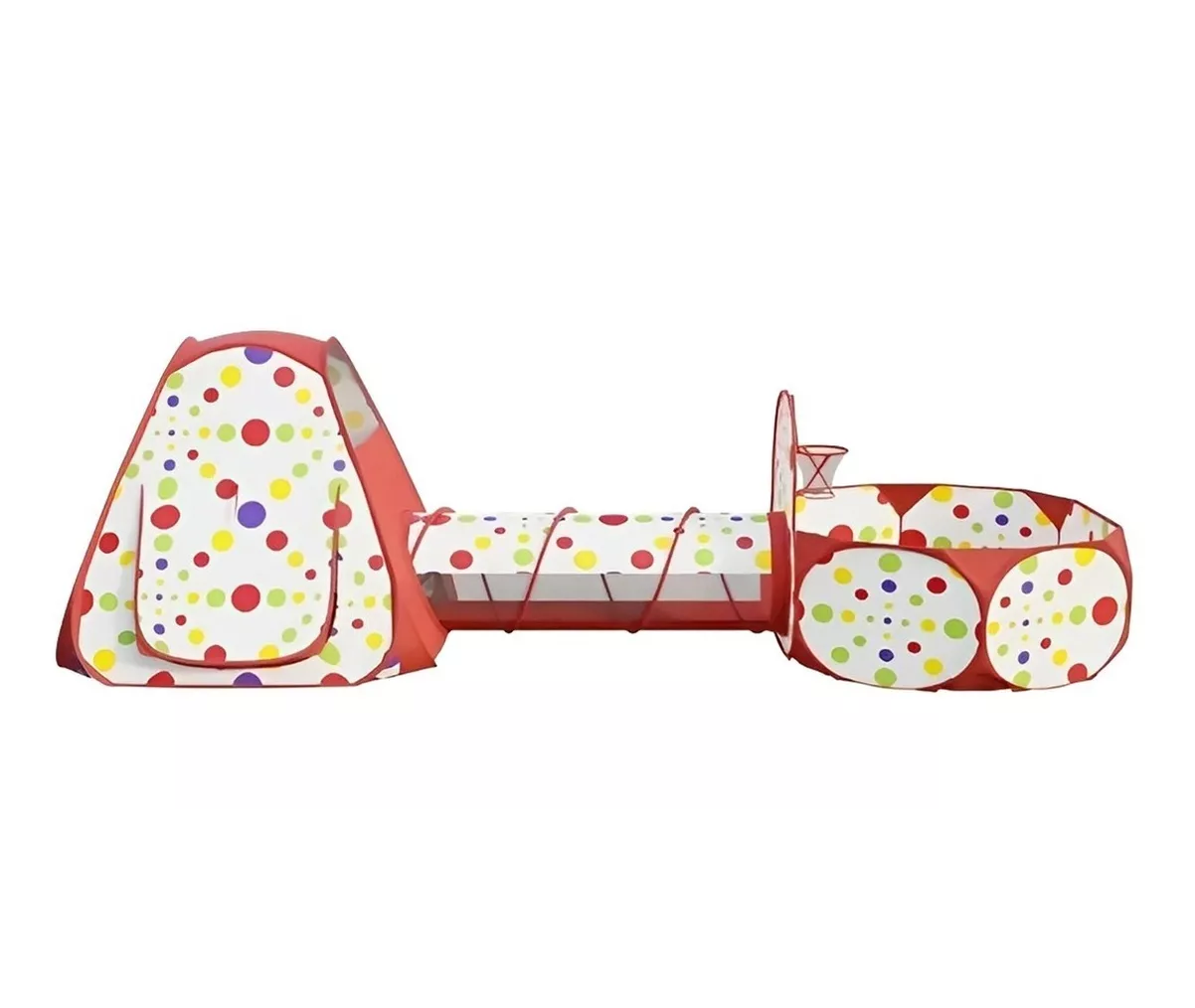 Juegos Tunel de Alberca De Pelotas Gusano Casa De Niños Rojo 