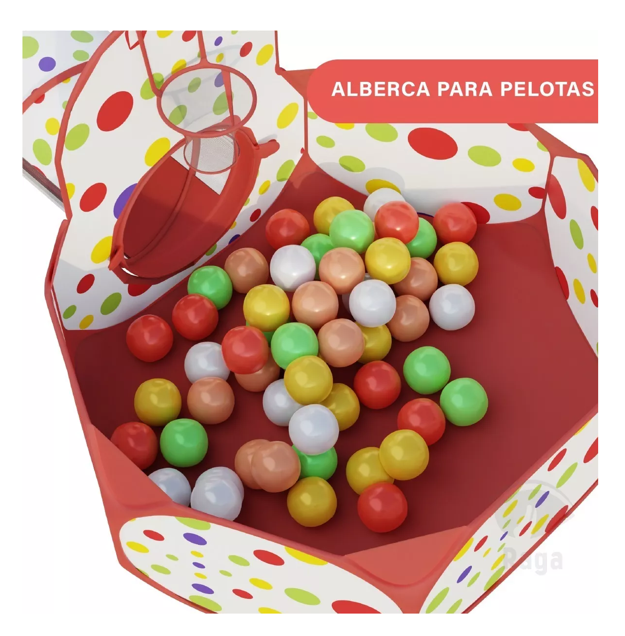 Juegos Tunel de Alberca De Pelotas Gusano Casa De Niños Rojo 