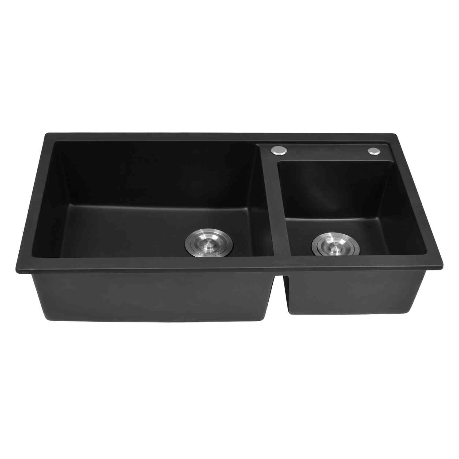 Tarja Fregadero Cuarzo Doble Tina Antiruido 84.5x48.5x22cm