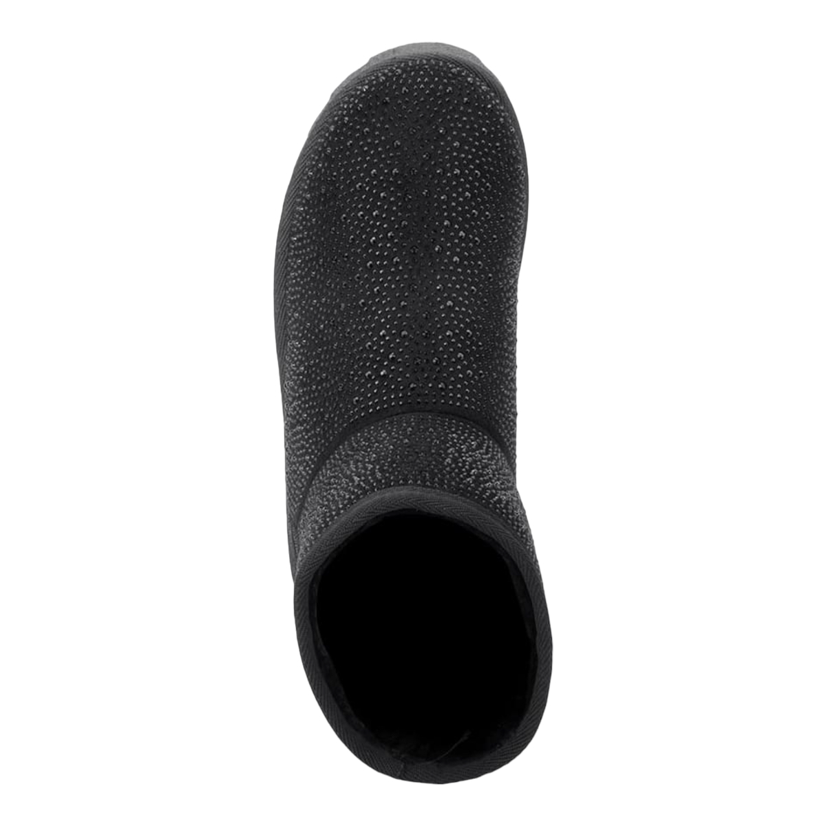 Bota Invernal Ante Pedrería Forro Peluche Pink