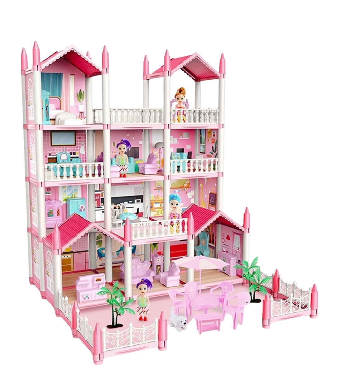 Casa De Muñecas Dream Angel Armable 52x 60 Cm