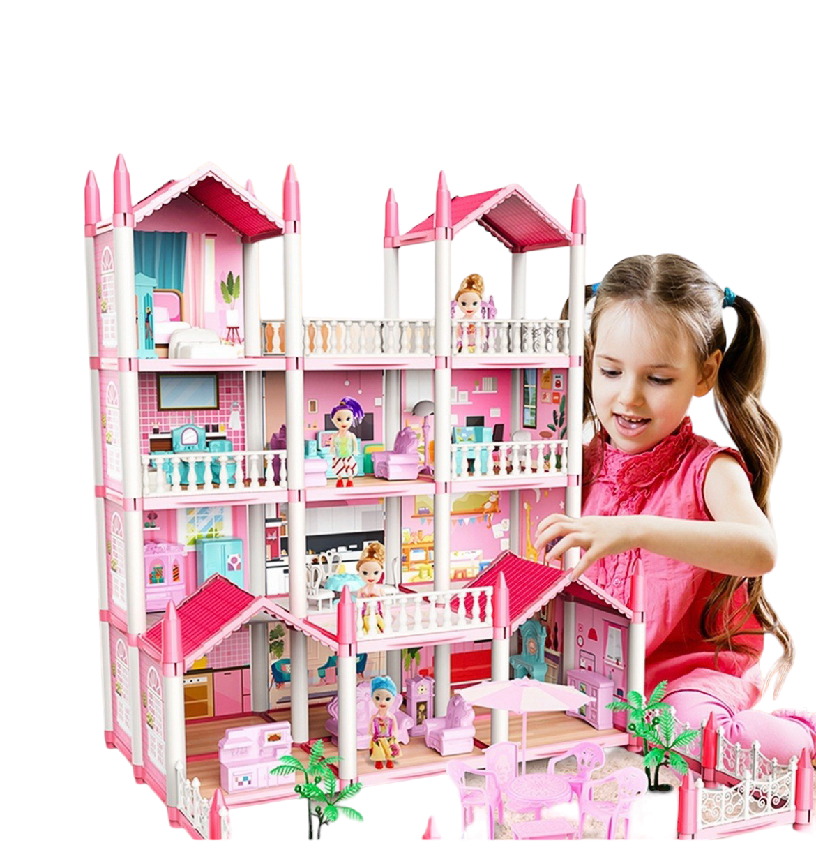 Casa De Muñecas Dream Angel Armable 52x 60 Cm