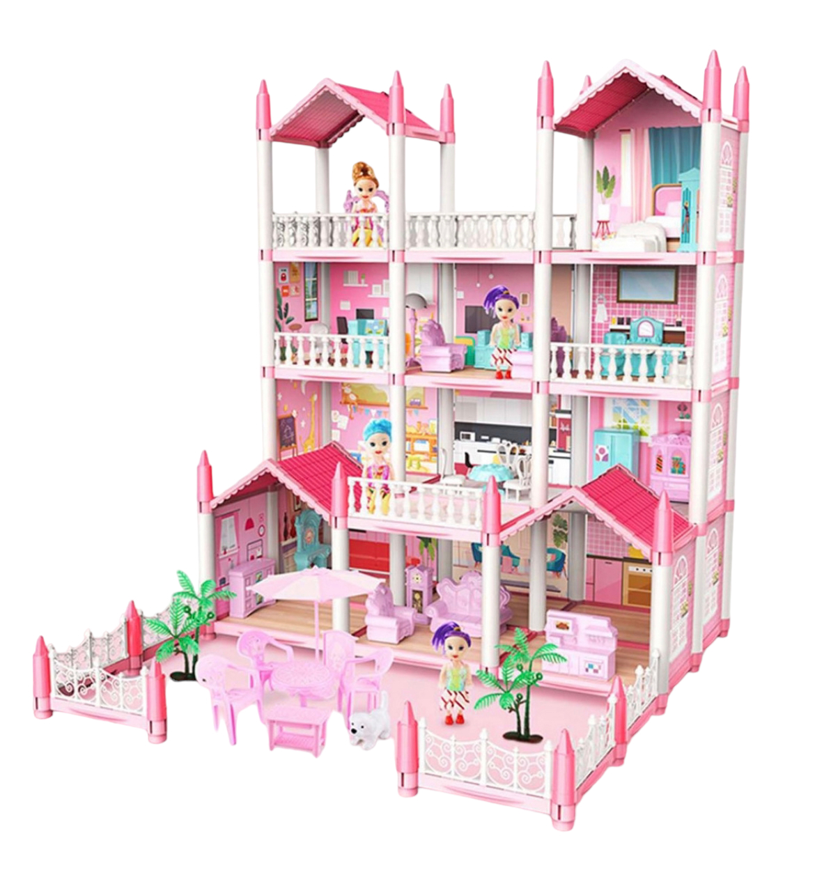 Casa De Muñecas Dream Angel Armable 52x 60 Cm