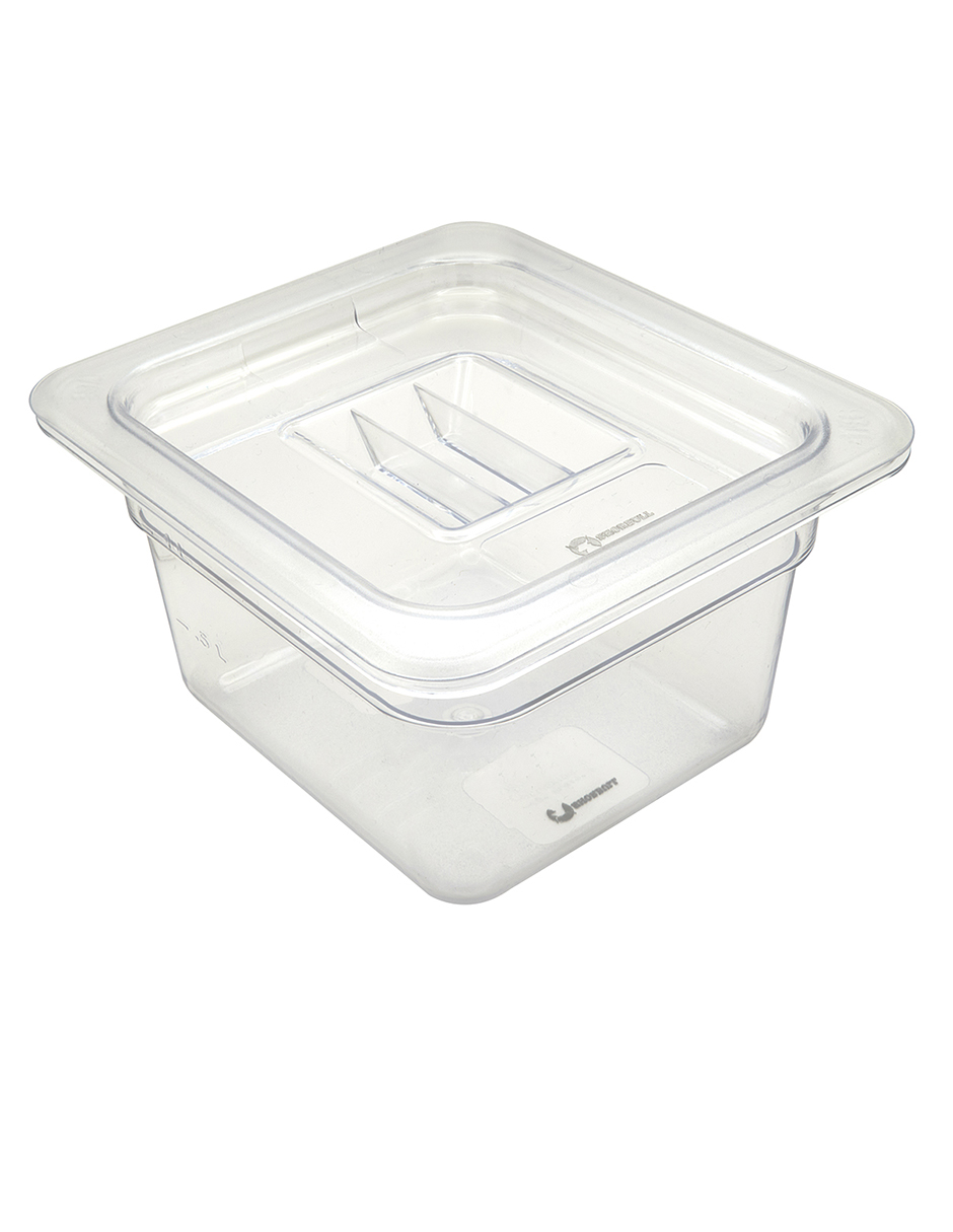 Inserto de Policarbonato con tapa de 1/6 de 10cm Shorbull