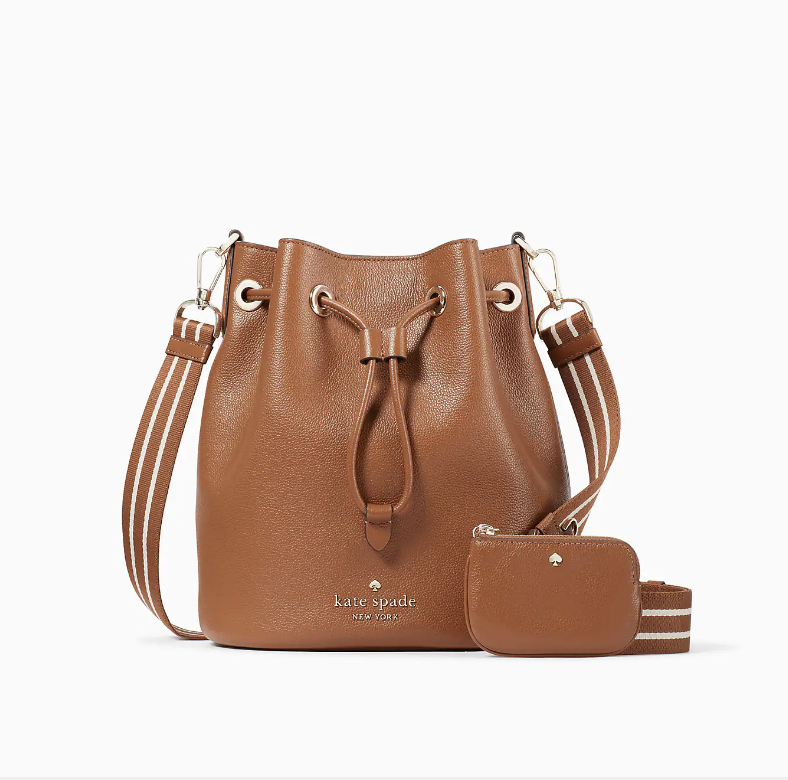 Bolsa Kate Spade Bucket color camel