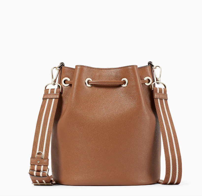 Bolsa Kate Spade Bucket color camel