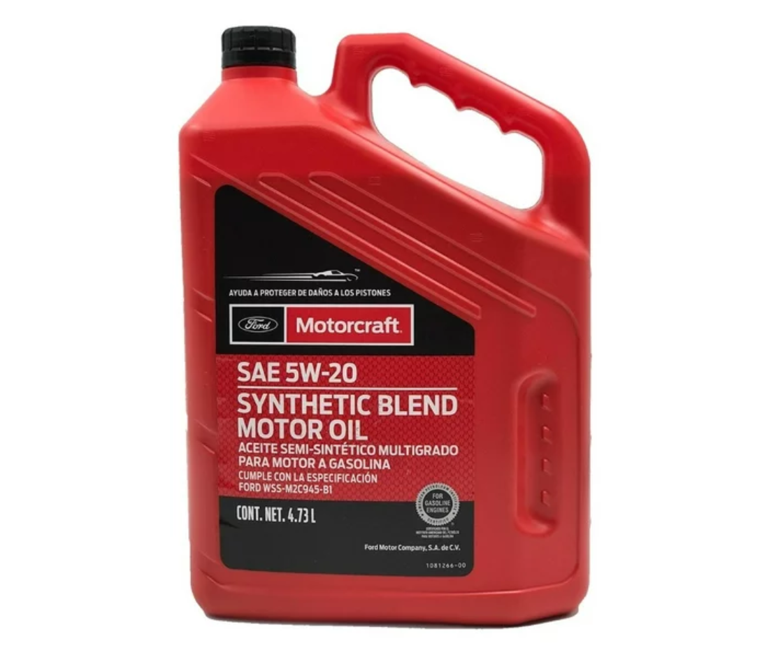 Ford impoved fueleconomy synthetic bend mototr oil 5W-30 4.74litros