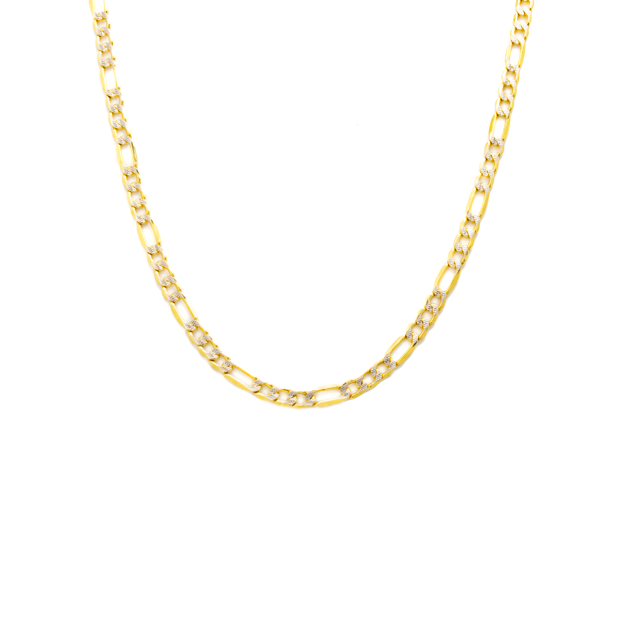 Cadena Cartier diamantada Oro 14 Kilates.