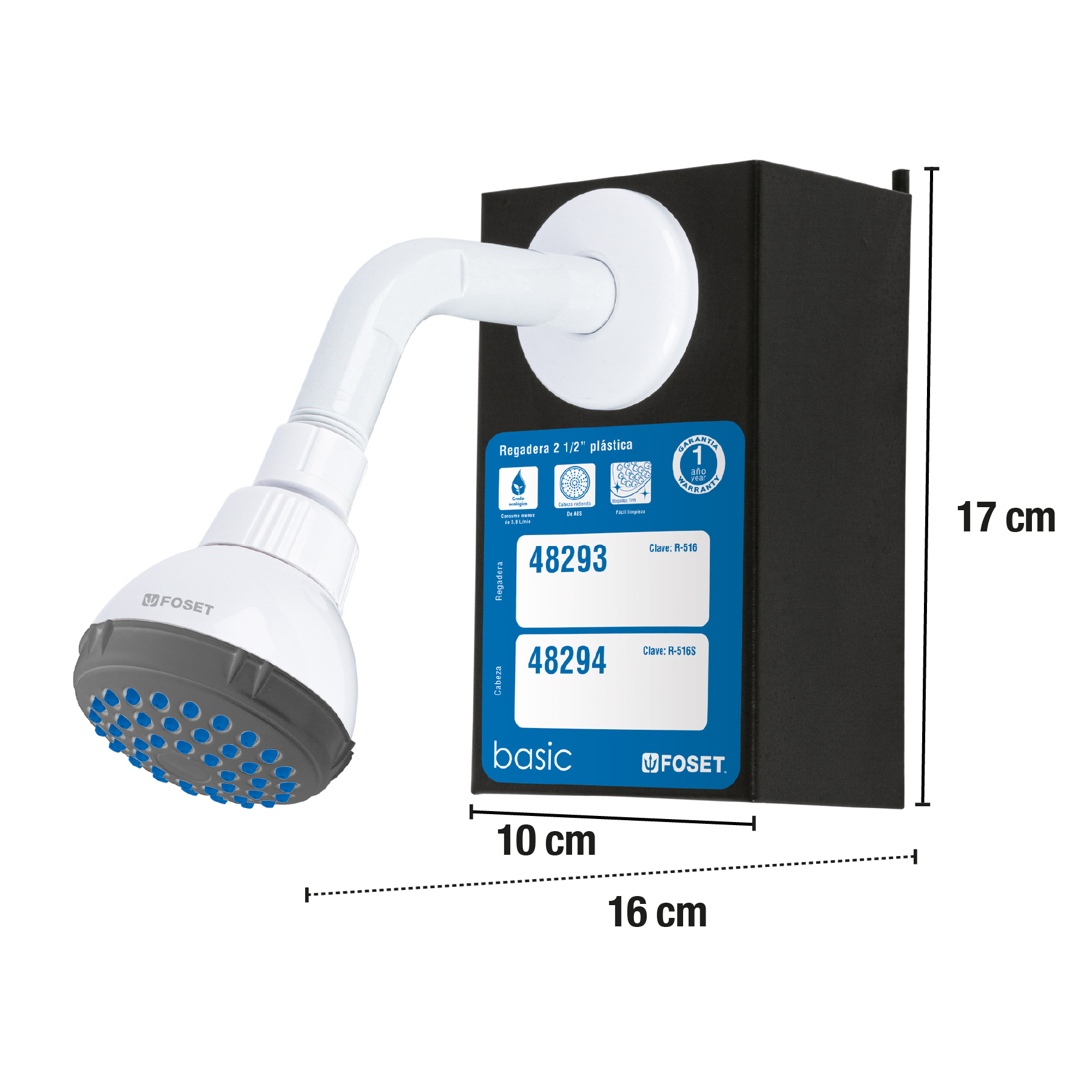 EXHIBIDOR CON REGADERA R-516, FOSET 55968