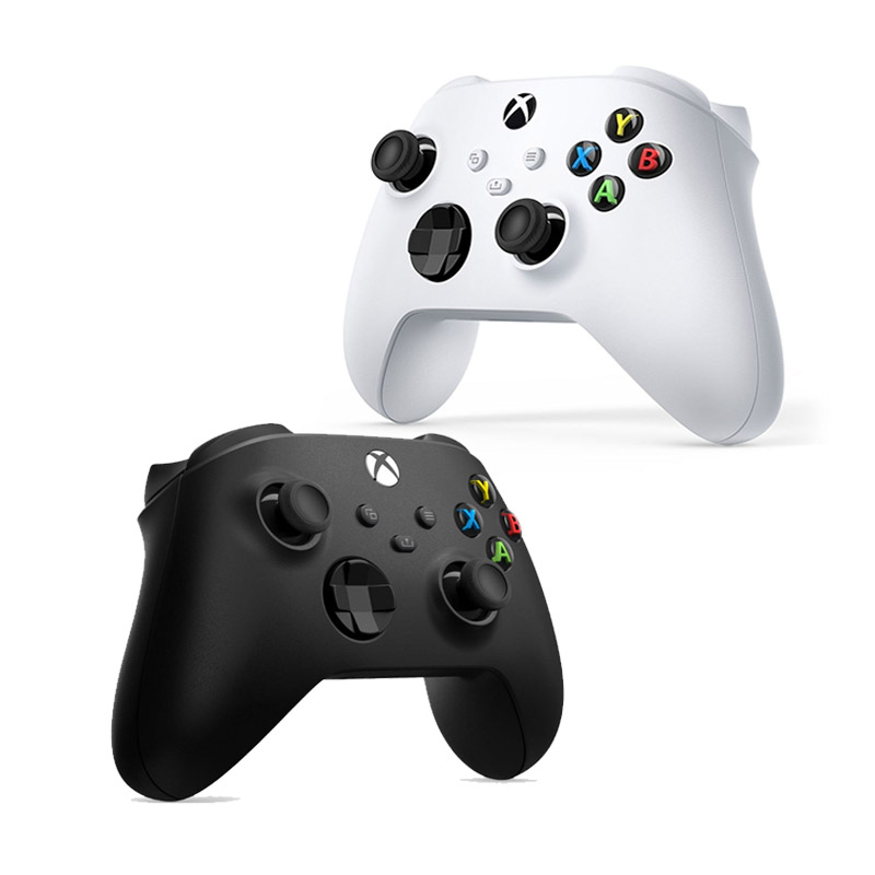 Kit Control Inalámbrico Xbox Series Pc/X/S  Bluetooth Blanco y Negro