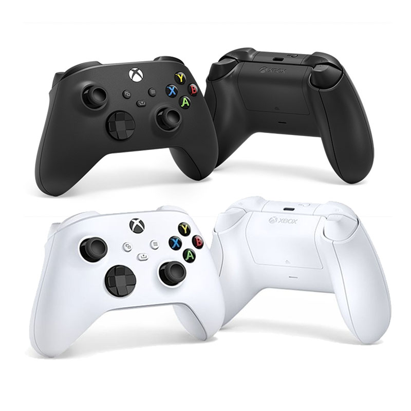 Kit Control Inalámbrico Xbox Series Pc/X/S  Bluetooth Blanco y Negro