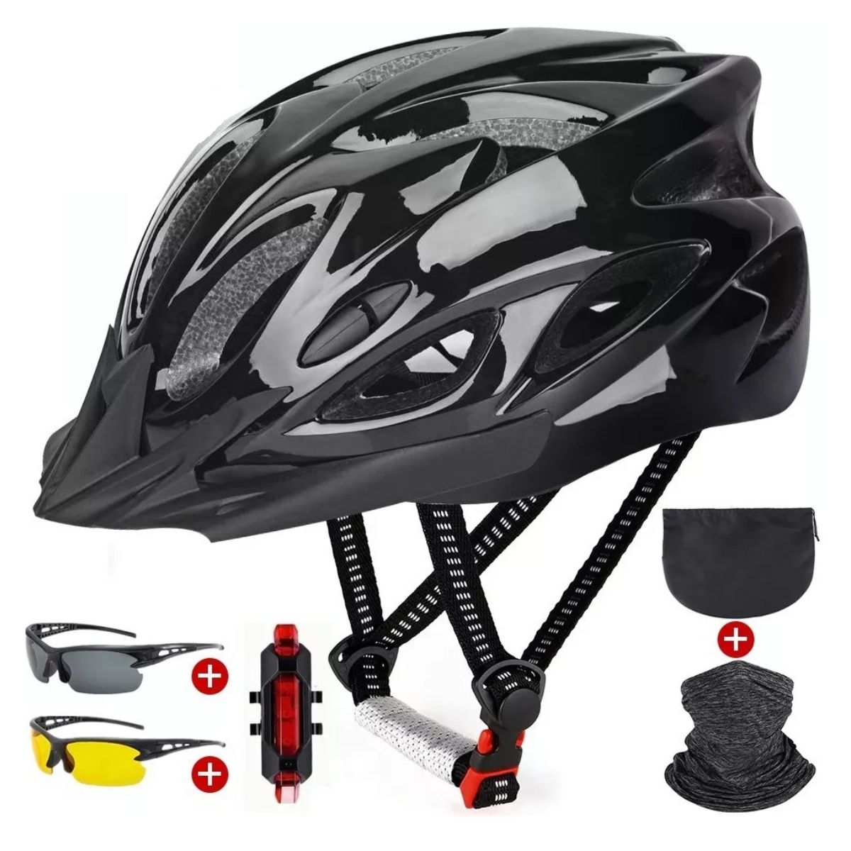 Kit best sale casco bicicleta