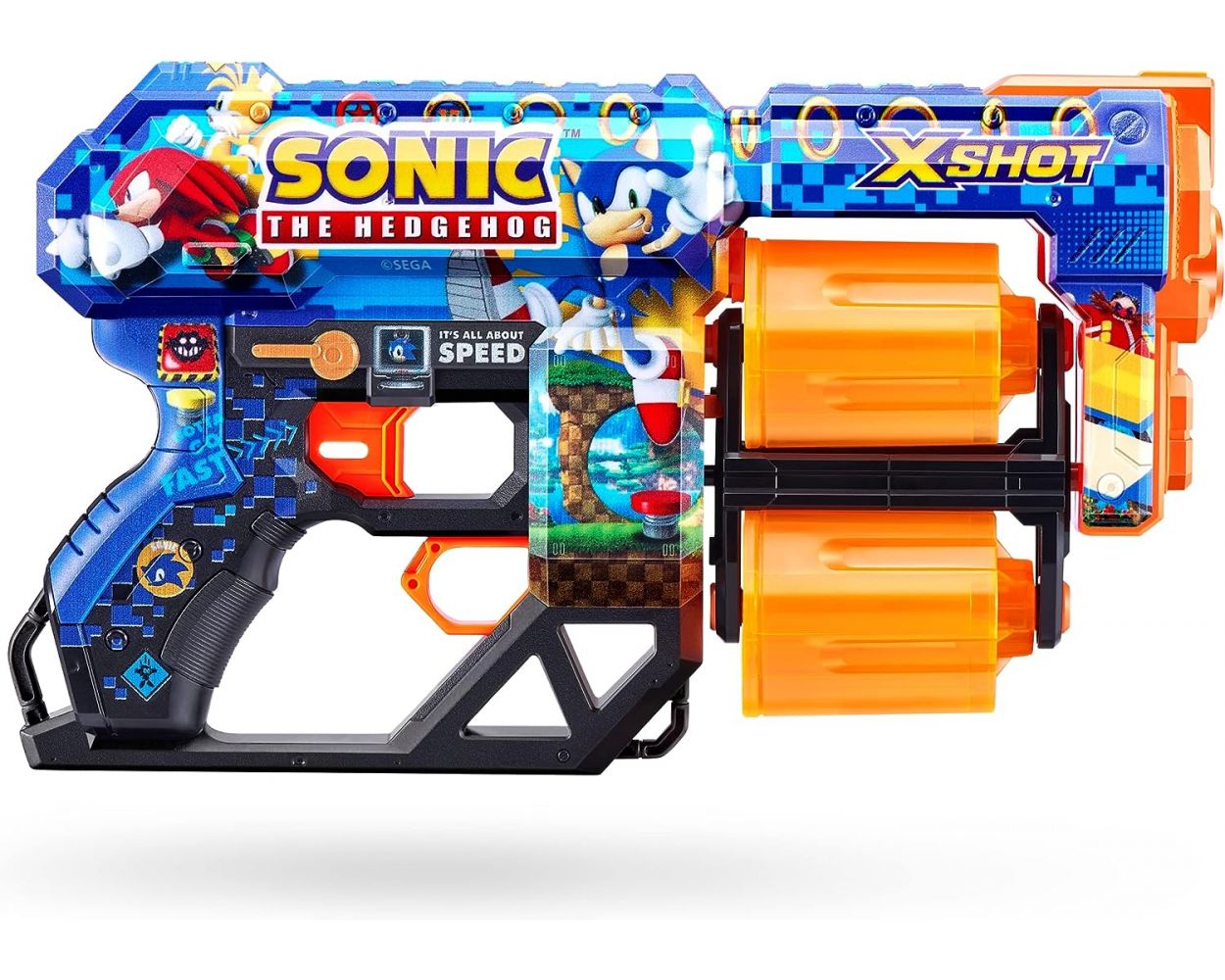 X-Shot Sonic Skins lanzador 12 dardos