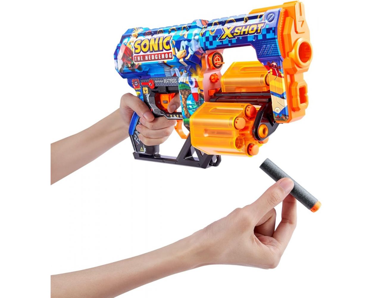 X-Shot Sonic Skins lanzador 12 dardos