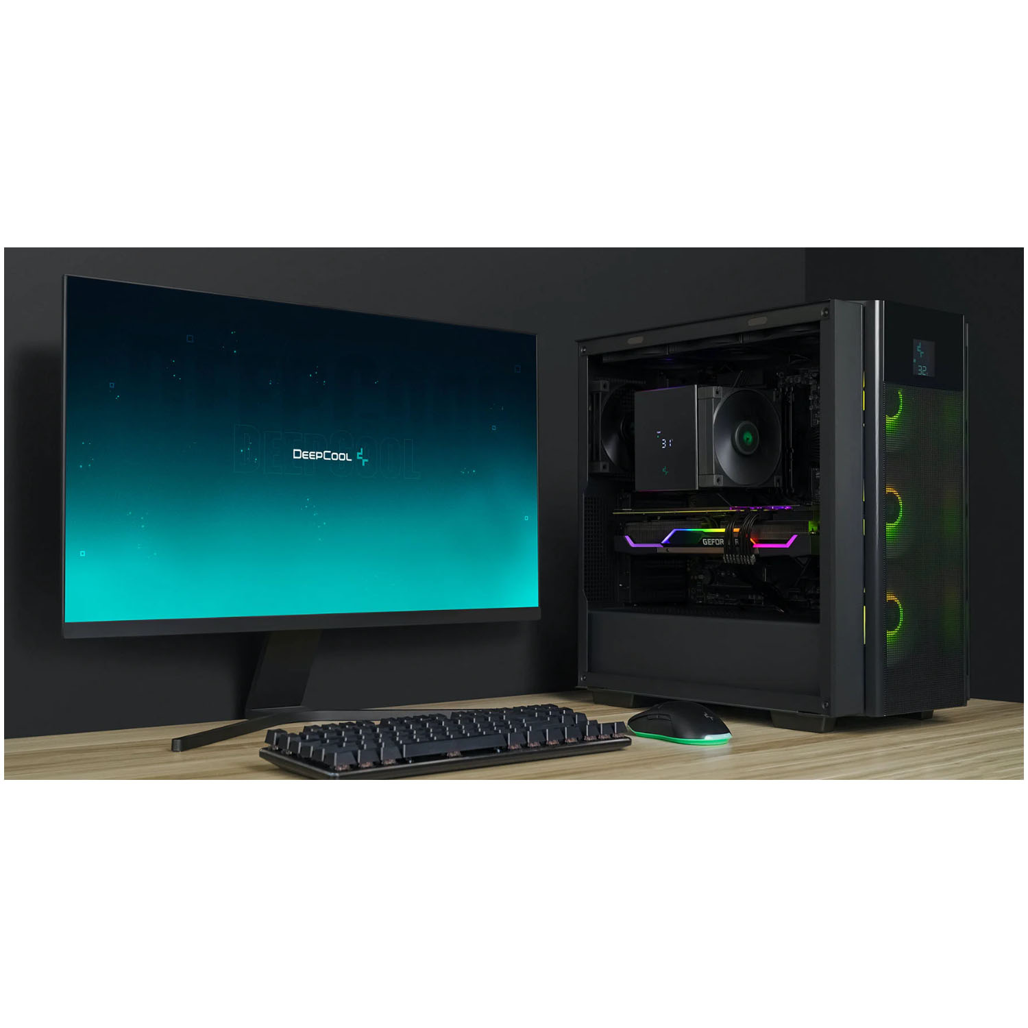 Disipador CPU DeepCool AK620 Digital 120mm 500 - 1850 RPM Negro.