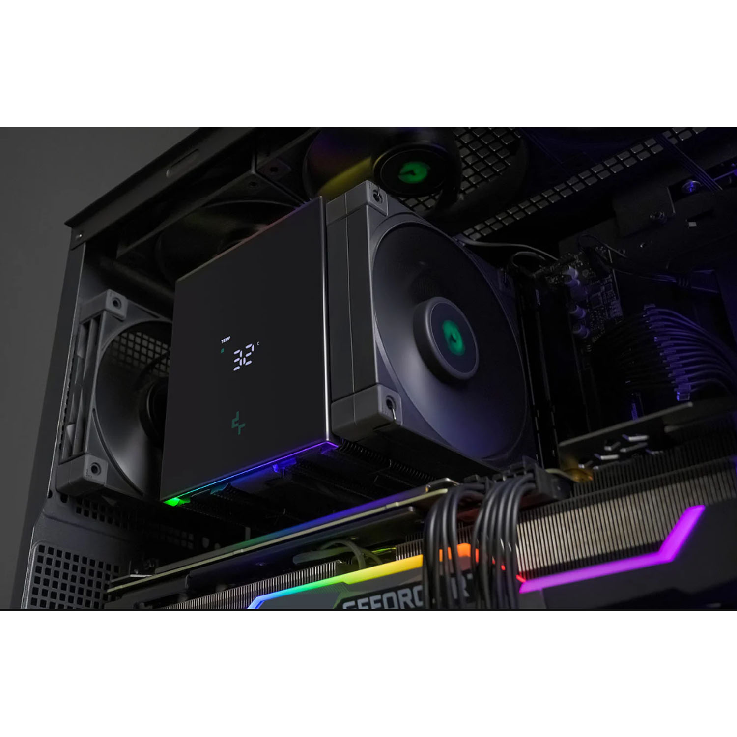 Disipador CPU DeepCool AK620 Digital 120mm 500 - 1850 RPM Negro.