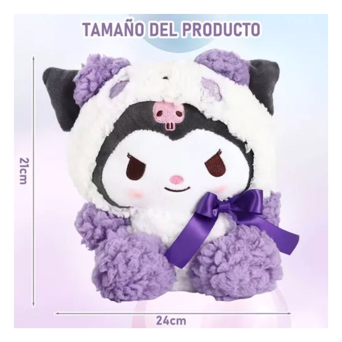 Muñeco De Peluche De Kurumi Morado