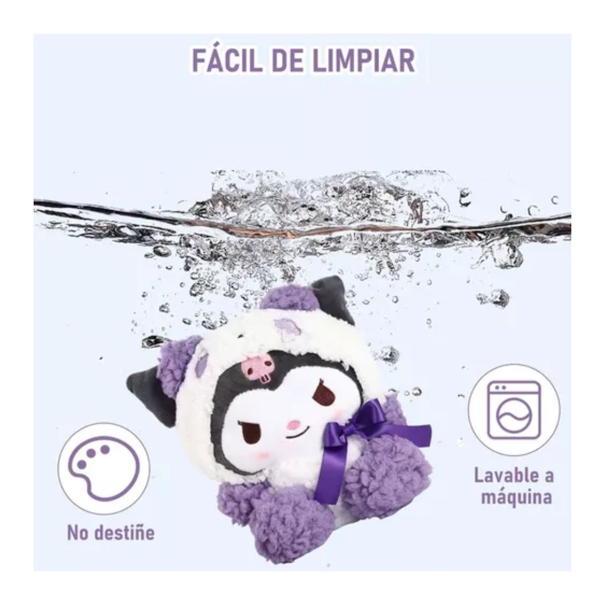 Muñeco De Peluche De Kurumi Morado