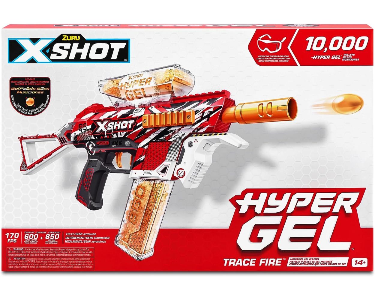 XSHOT Hyper Gel Trace Fire Blaster