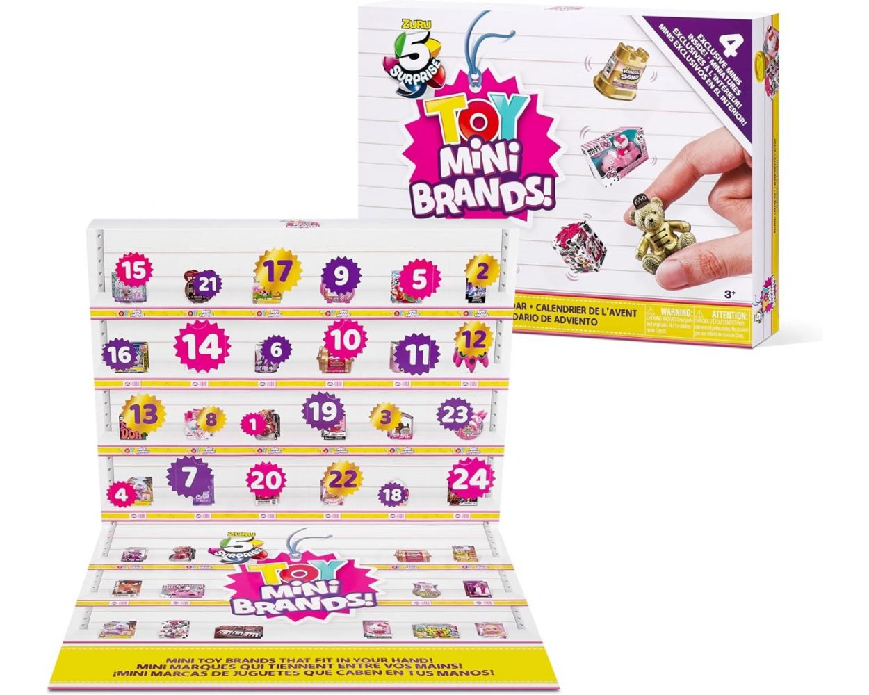  Mini Brands Toys Calendario de Adviento