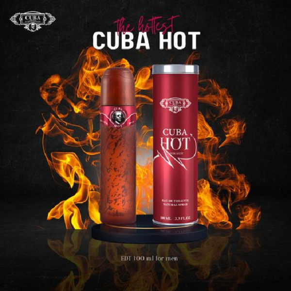 Perfume  HOT  de Cuba Paris Eau de Toilette 100 Ml Hombre