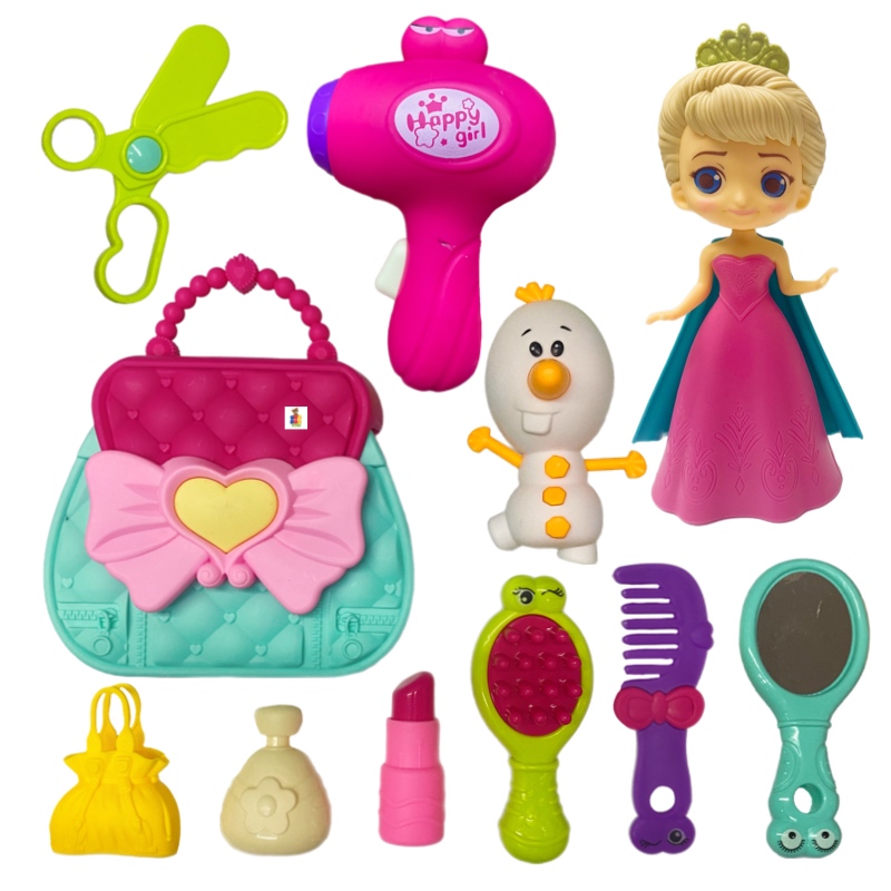 Set De Belleza Muñeca De Hielo Con Accesorios Juguetes