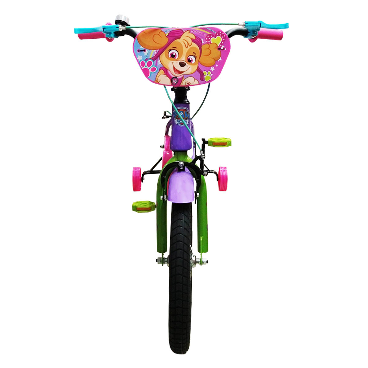 Bicicleta Infantil Paw Patrol Rodada 12 Rosa