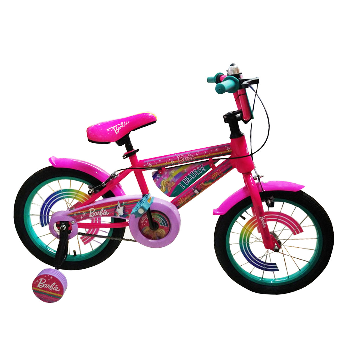 Bicicleta Infantil Barbie Rodada 16