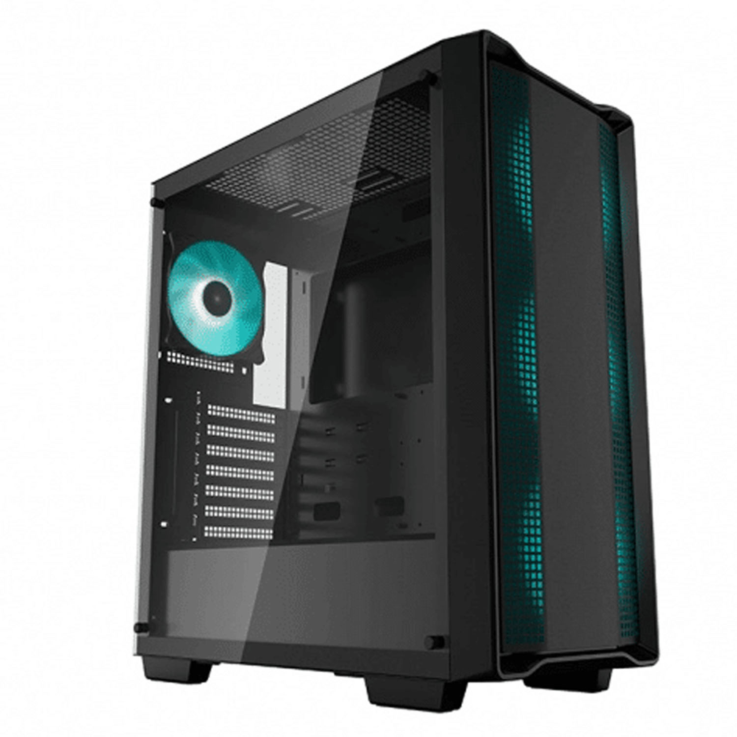 Gabinete DeepCool CC560 con Ventana Midi-Tower ATX USB 3.2 sin Fuente RGB Negro.