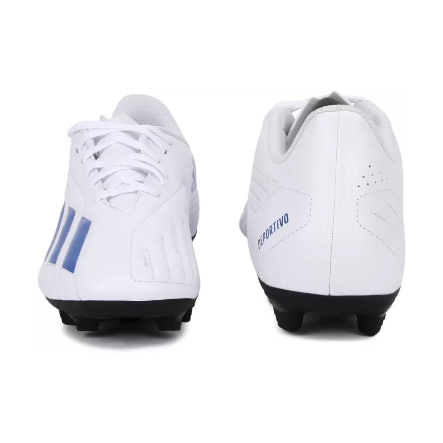 Tenis De Futbol Adidas Deportivo II FxG Blanco/azul De Hombre HP2508
