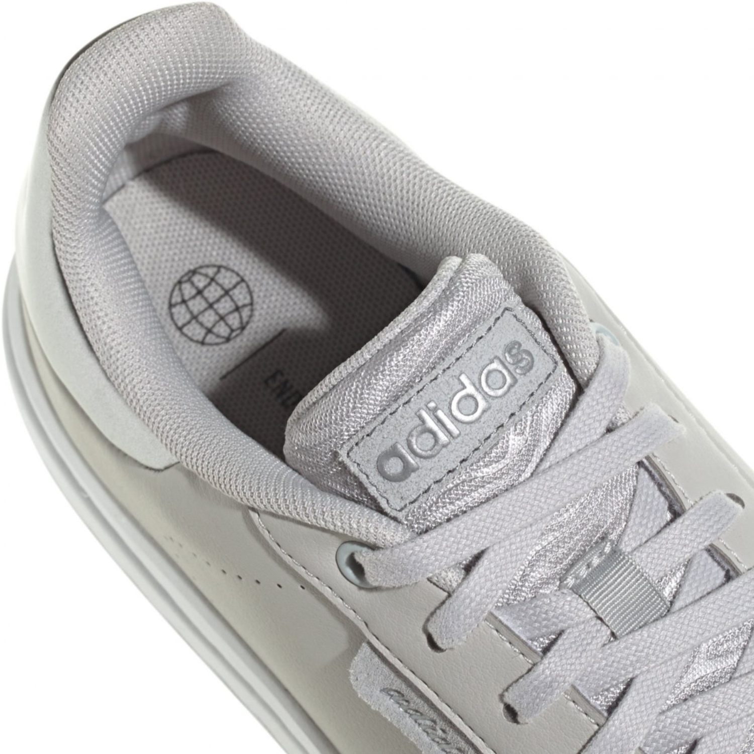 Tenis Casual Adidas Court Silk gris de Mujer IE2169