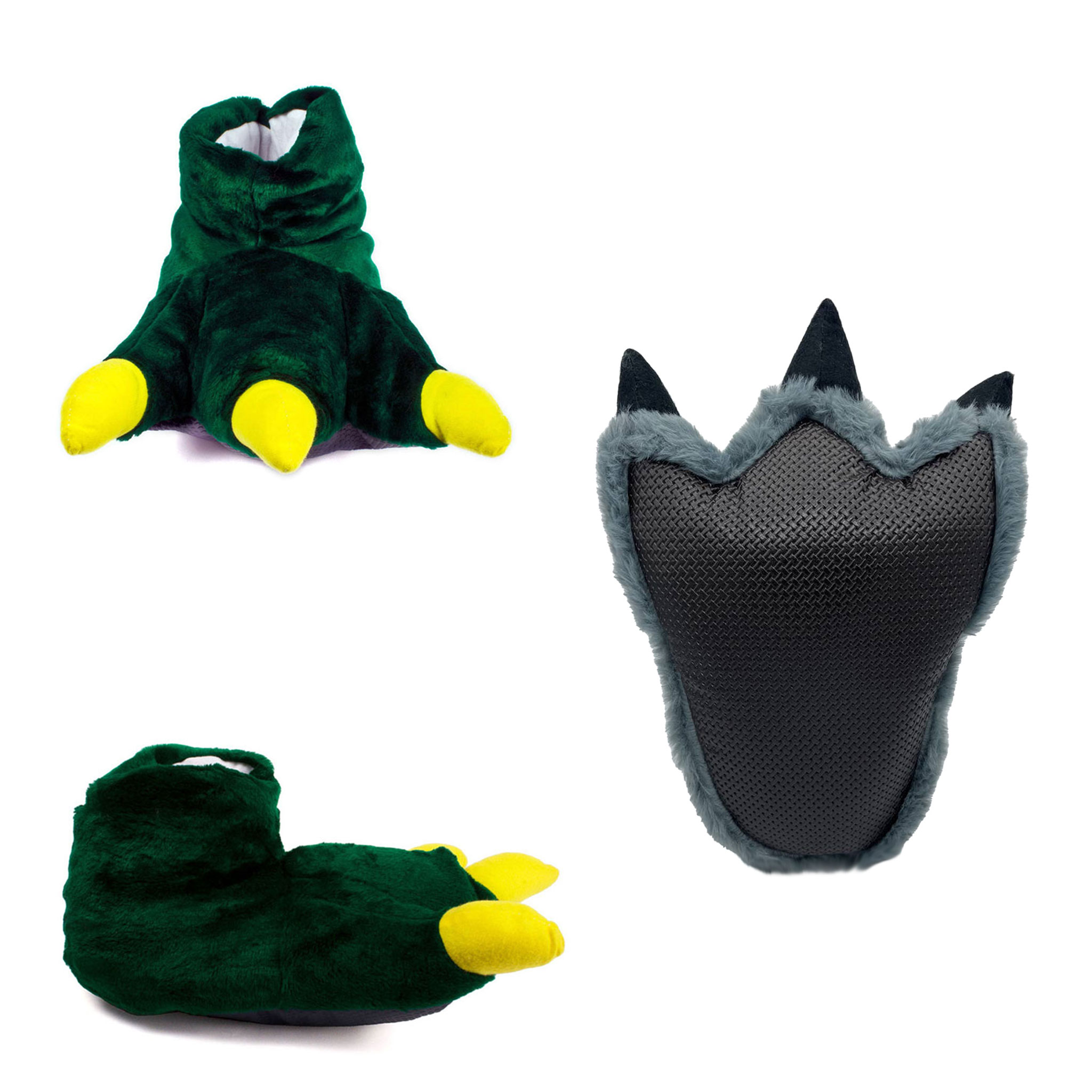 Pantuflas Garras de Dinosaurio Luli Patotas Cómodas y Divertidas Tela Cálida y Suave con Suela Antideslizante Unisex para Toda la Familia