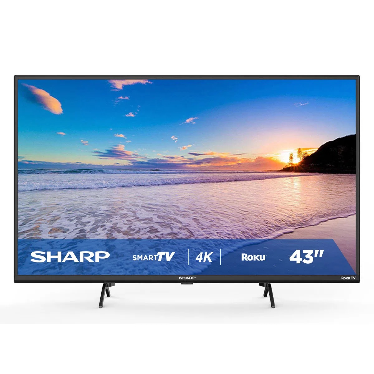 Pantalla Sharp 43 Pulgadas Smart TV 4K UHD Roku 4TC43DL3UR
