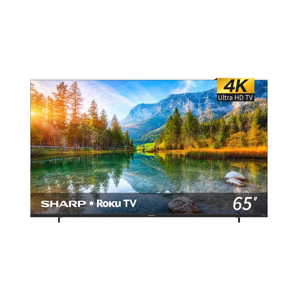 Pantalla LED Sharp 65 Pulgadas 4K Smart Roku 4TC65DL7UR.