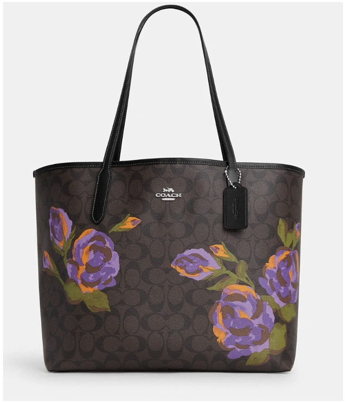 Bolsa Tote Coach diseño Floral