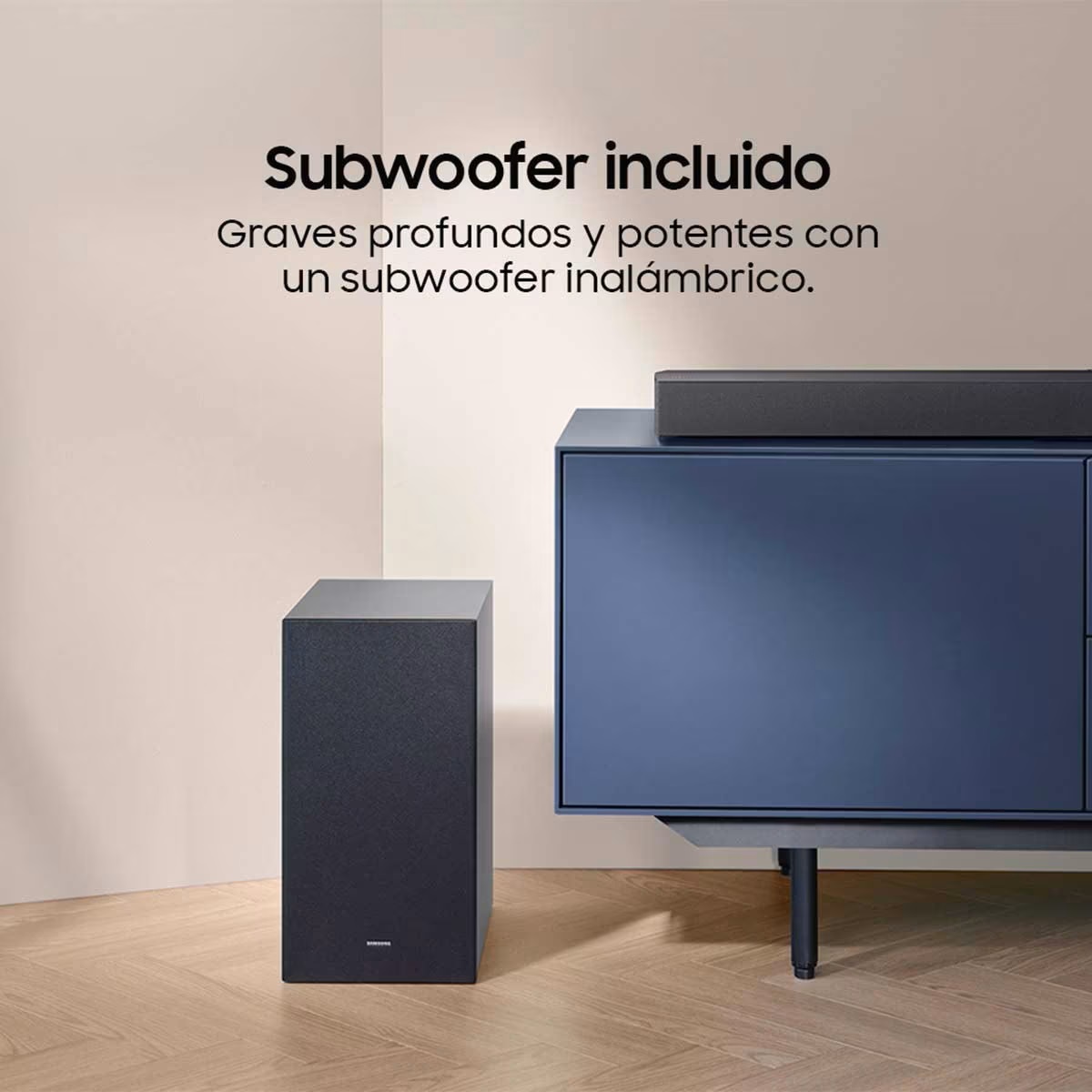 Barra de Sonido Samsung HW-C450/ZX 2.1 Negro.