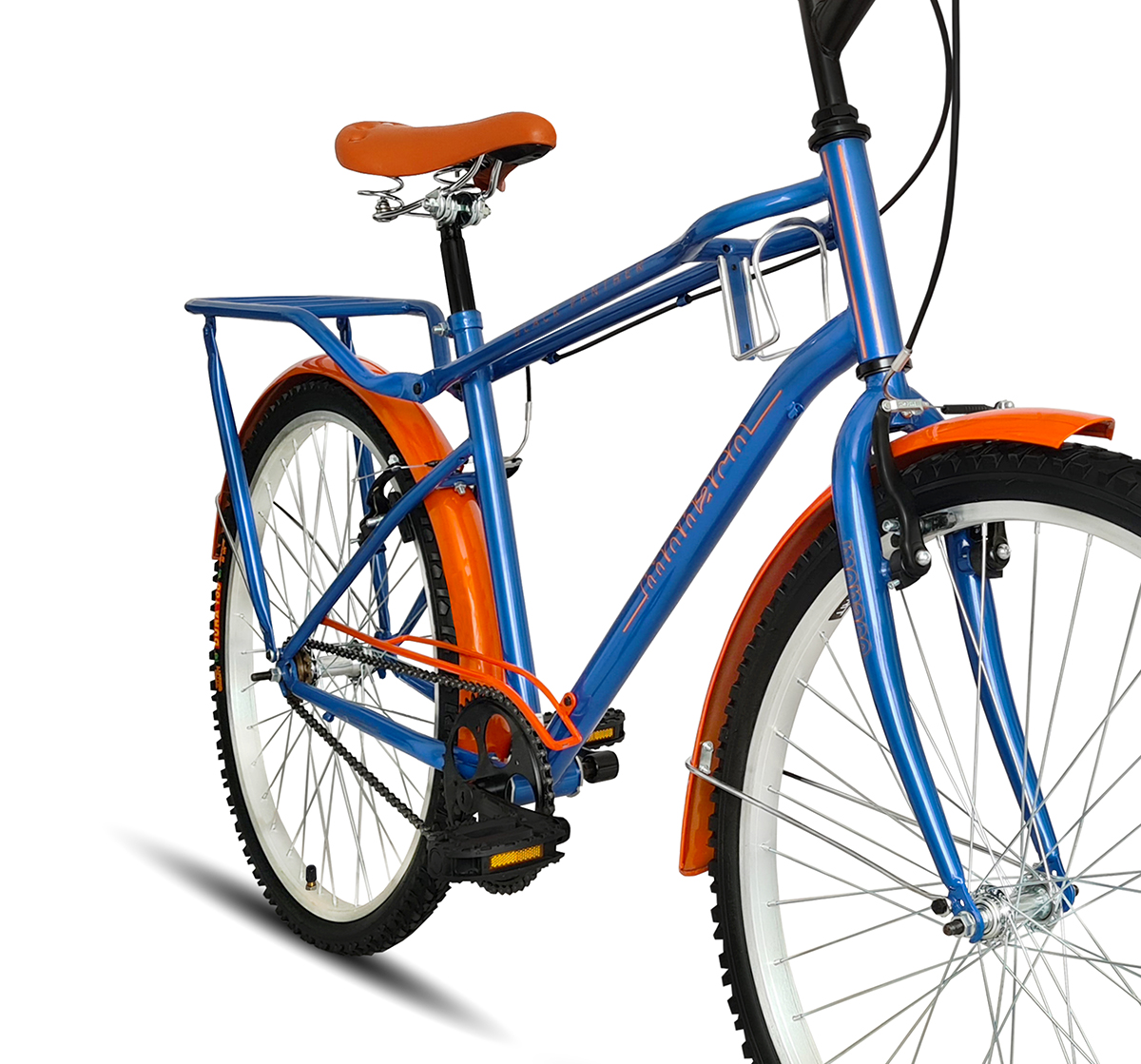 Bicicleta Urbana Monaco Porta Ánfora Rodada 26 Azul