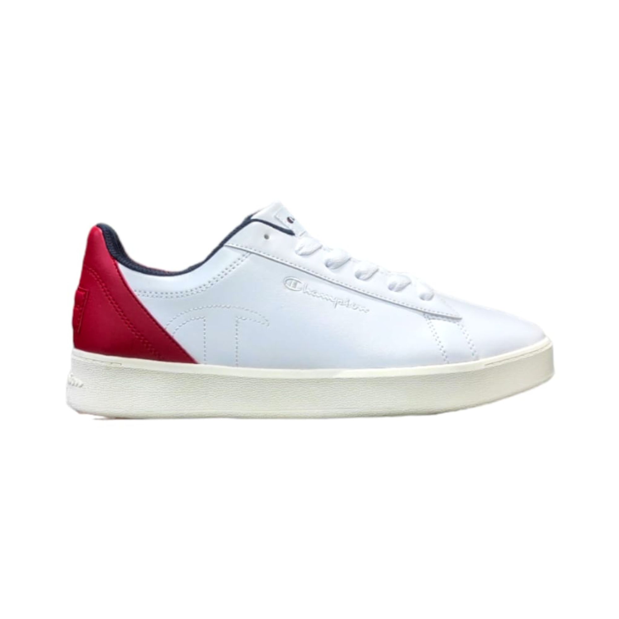 Tenis Champion Pure Blanco con Rojo Hombre Originales CAS10295M