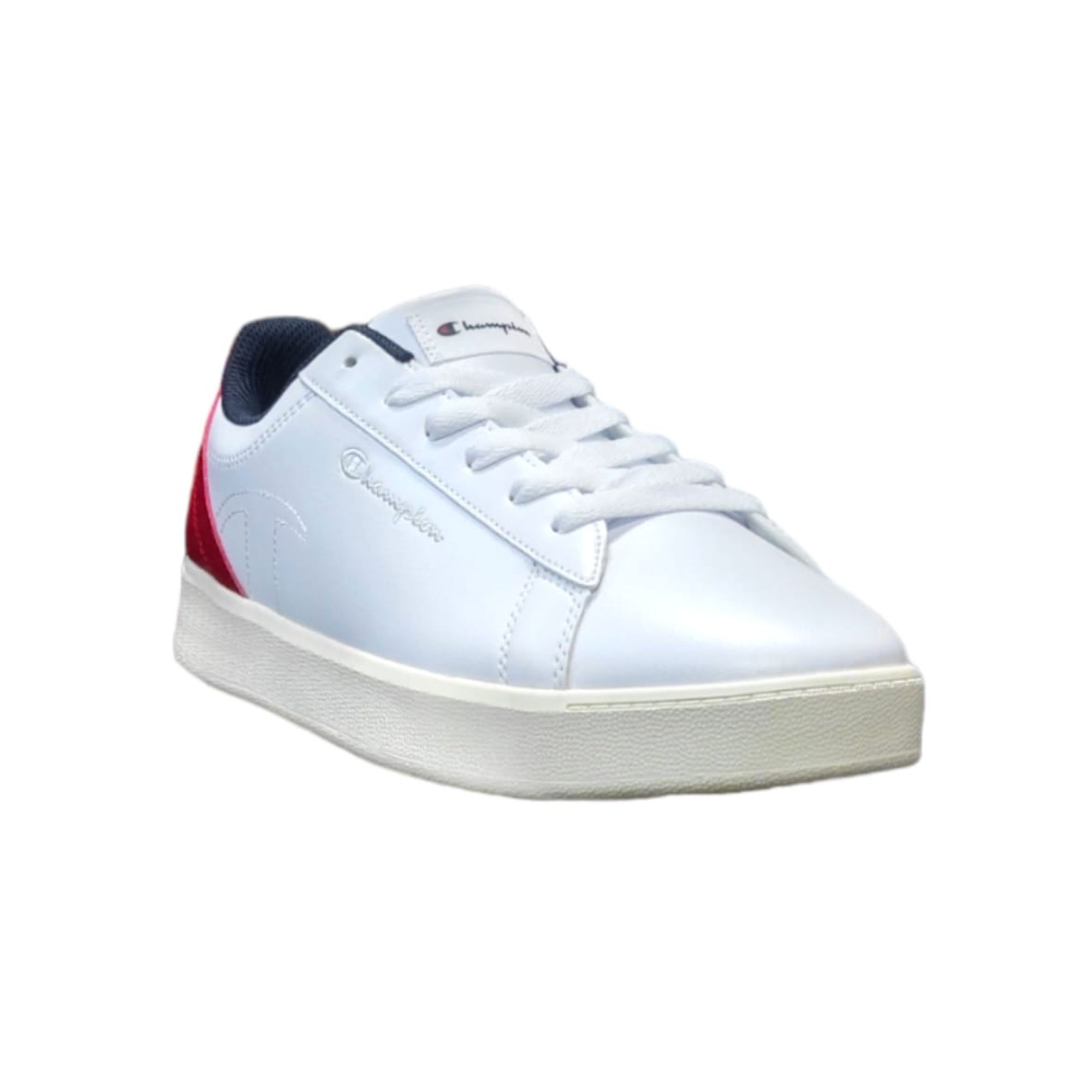 Tenis Champion Pure Blanco con Rojo Hombre Originales CAS10295M