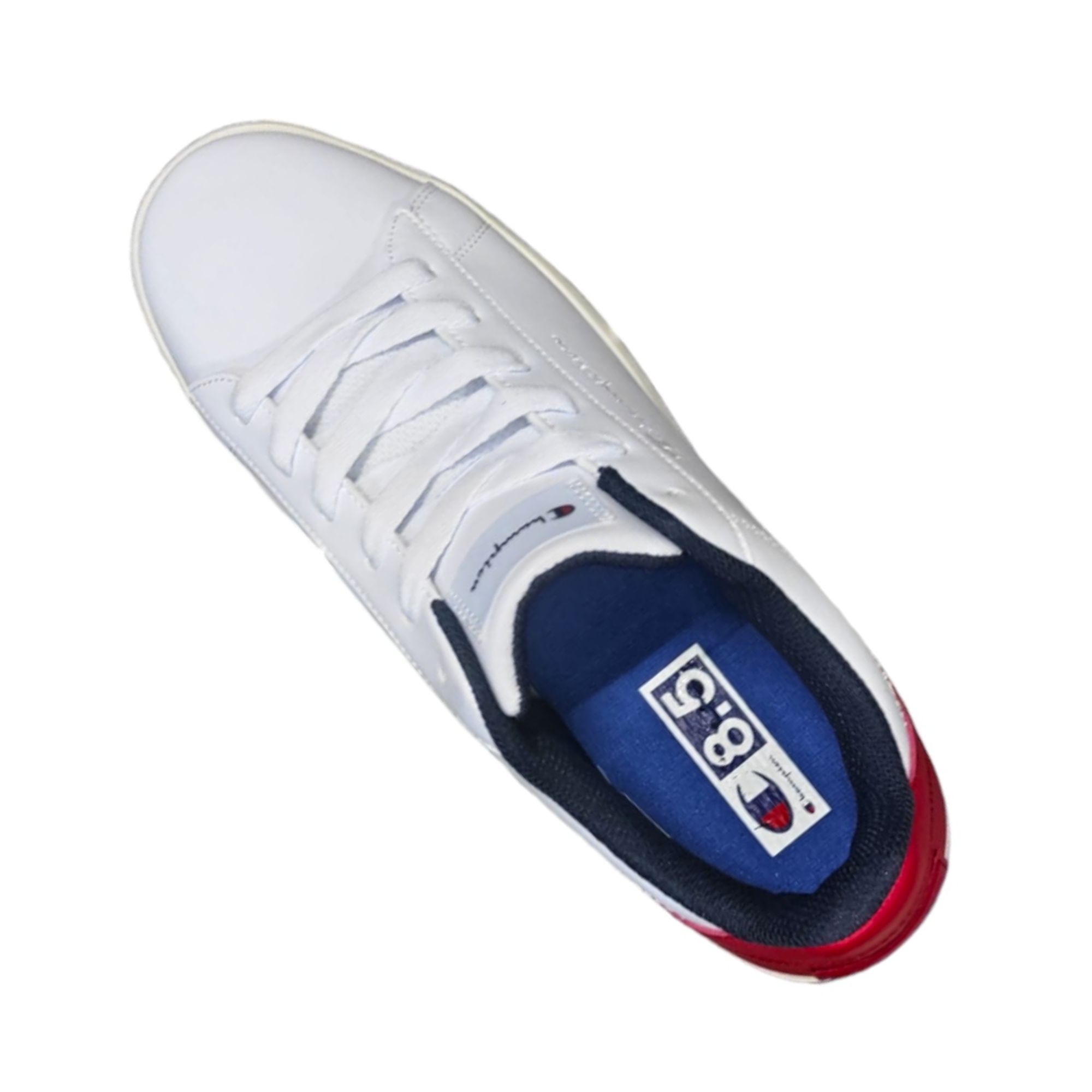 Tenis Champion Pure Blanco con Rojo Hombre Originales CAS10295M