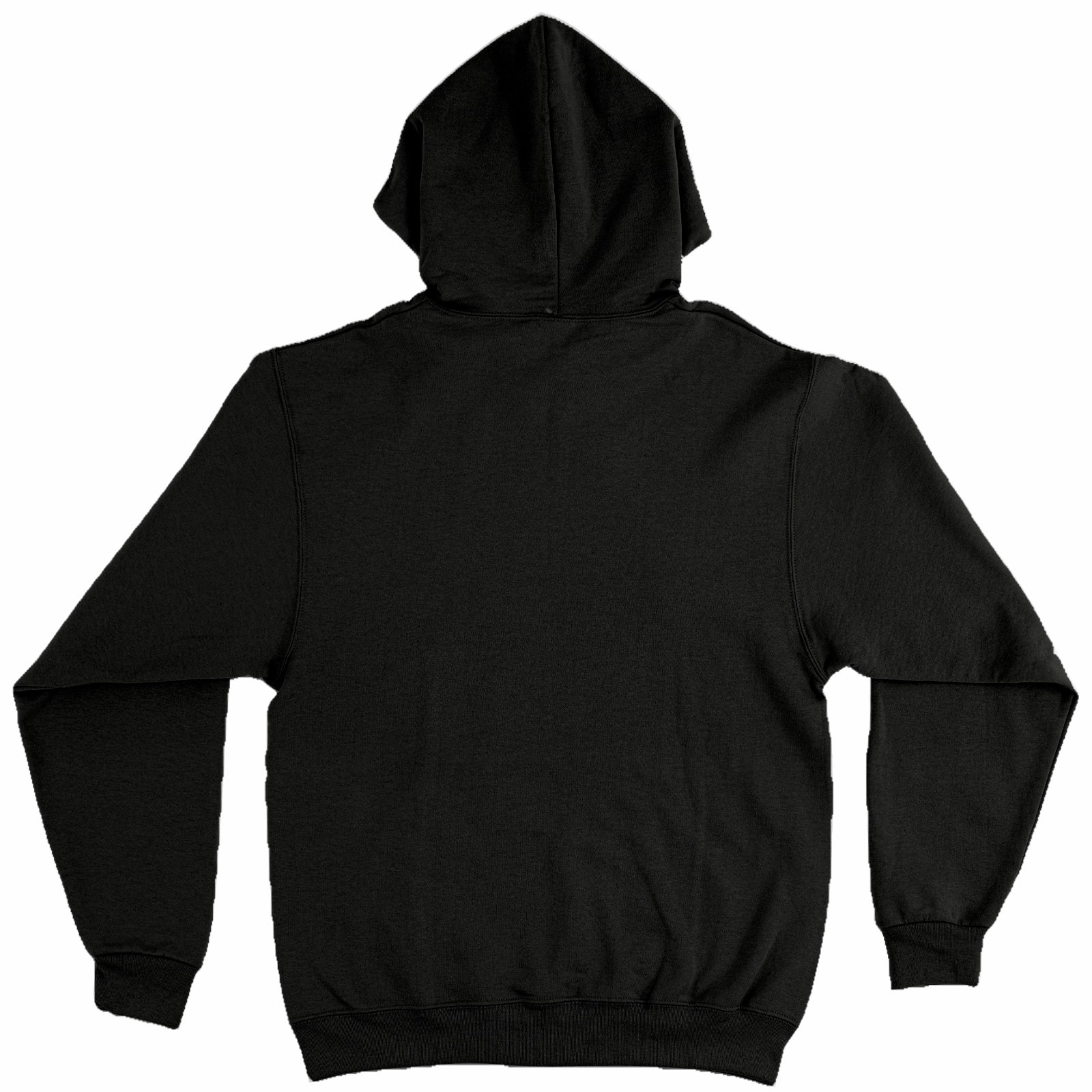 Sudadera Hoodie Unisex Color Negro con Capucha y Cangurera, Calientita, Casual, Abrigo, Chamarra